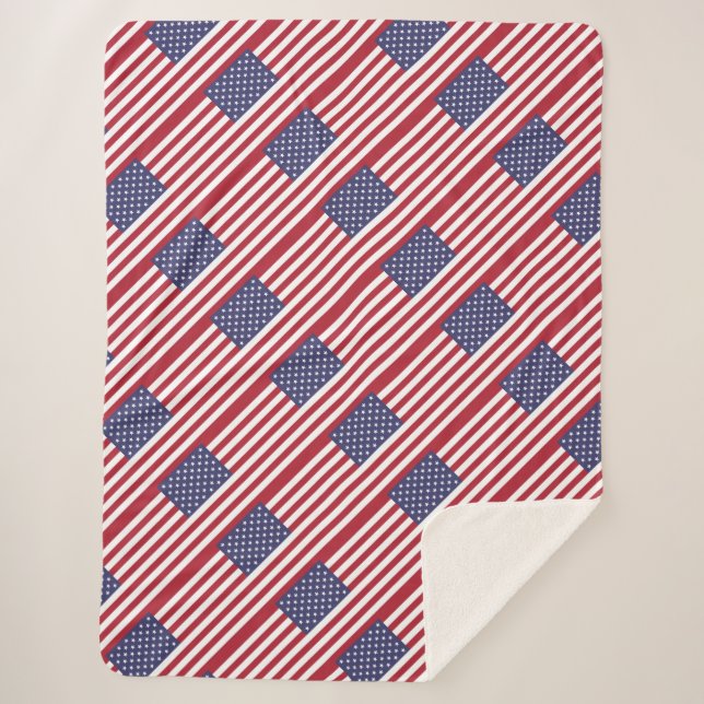 USA SHERPA BLANKET (Front)