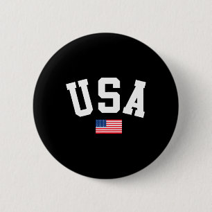 Usa Shirt Men Women Kids American Flag Patriotic 4 2 Inch Round Button