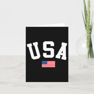 Usa Shirt Men Women Kids American Flag Patriotic 4 Card