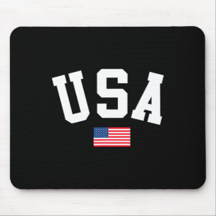 Usa Shirt Men Women Kids American Flag Patriotic 4 Mouse Pad