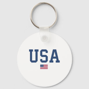 Usa Shirt Women Men Kids American Flag Patriotic 4 Keychain