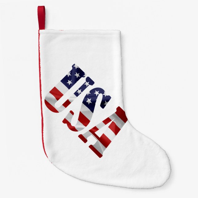 USA SMALL CHRISTMAS STOCKING (Front)