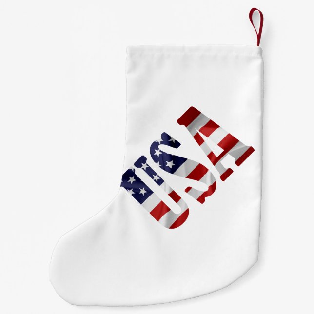 USA SMALL CHRISTMAS STOCKING (Back)
