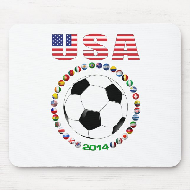 USA Soccer 4017 Mouse Pad (Front)