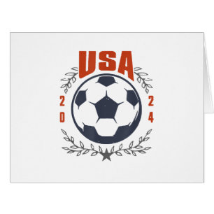 USA Soccer Ball 2024 Stars & Laurel Wreath Vintage
