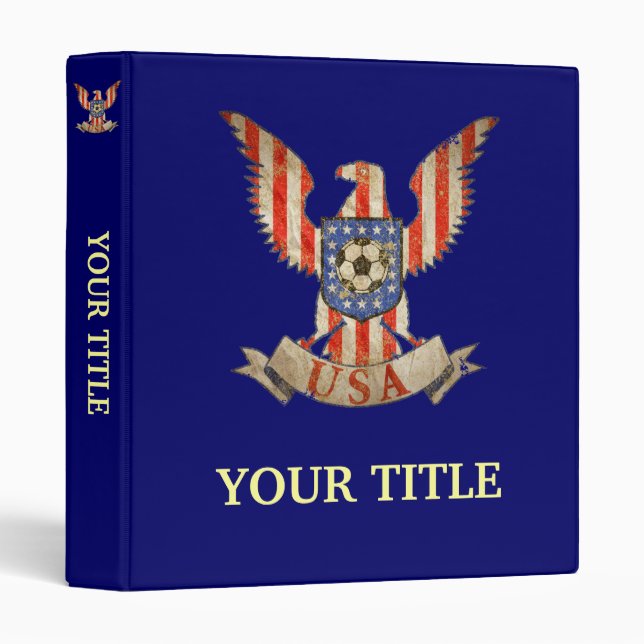 USA Soccer Binder (Front/Spine)