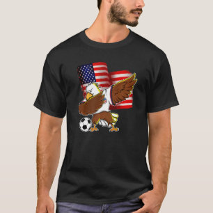 Usa Soccer Dabbing Eagle Fan Pledge Allegiance To  T-Shirt