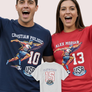 USA Soccer Eagle Athlete Patriotic National Team T-Shirt