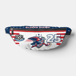 USA Soccer Eagle National Team Patriotic Action Fanny Pack