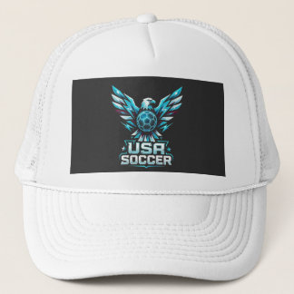 USA Soccer Eagle Neon Trucker Hat