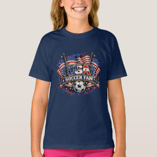 USA SOCCER FAN American T-Shirt