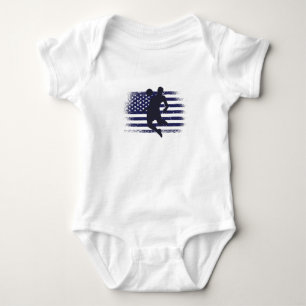 USA Soccer Fan Jersey Shirt American Flag