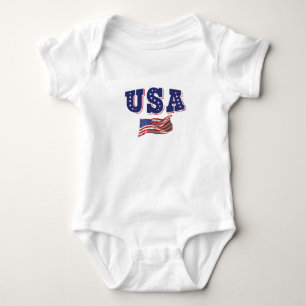 USA Soccer Fan Jersey Shirt American Flag