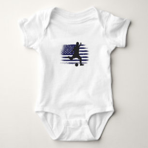 USA Soccer Fan Jersey Shirt American Flag
