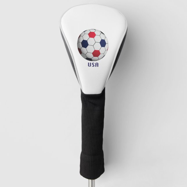 USA Soccer  Golf Head Cover (Front)