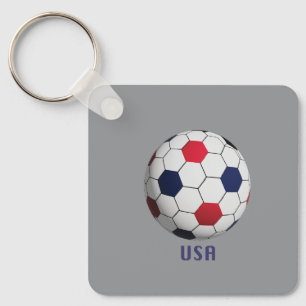 USA Soccer Keychain