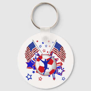 USA SOCCER KEYCHAIN