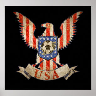 USA Soccer Poster