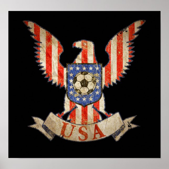 USA Soccer Poster (Front)