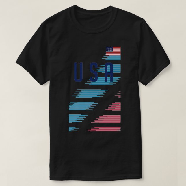 USA Soccer Premium2  T-Shirt (Design Front)
