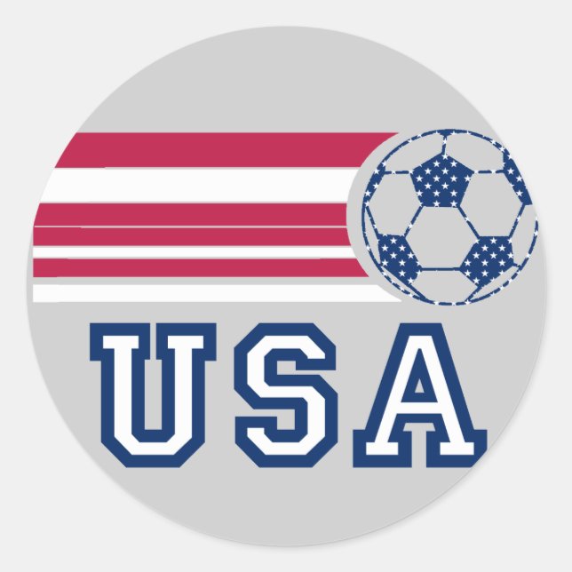 USA Soccer Sticker (Front)