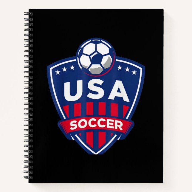 USA Soccer Team Notebook (Front)