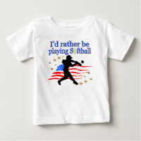 USA SOFTBALL PLAYER LOVES SOFTBALL DESIGN