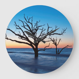 USA, South Carolina, Edisto Island, Botany Bay Large Clock