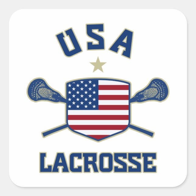 USA SQUARE STICKER (Front)