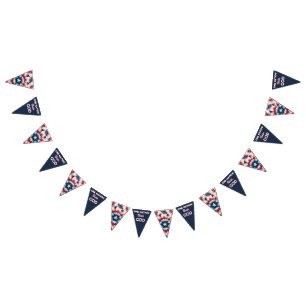 USA Star "one nation under God" Bunting Flags