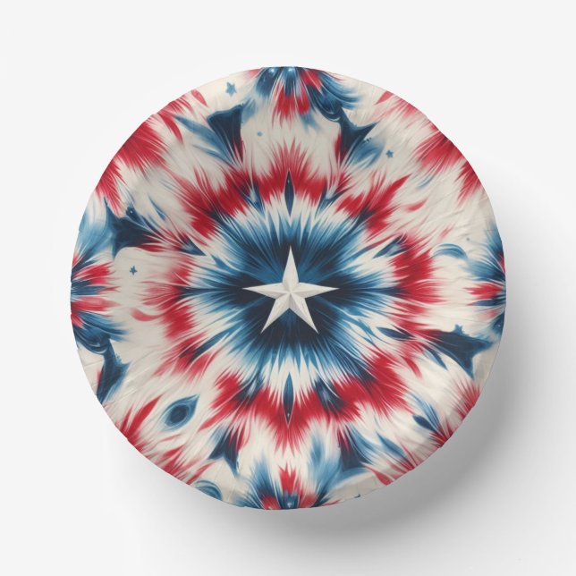 USA Star Paper Plate (Front)