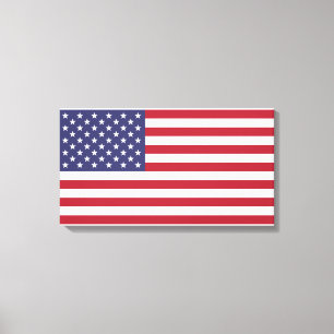 USA Stars and Stripes (Flag of the United States) Canvas Print
