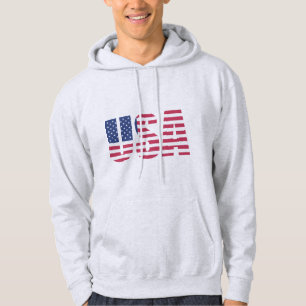 USA Stars and Stripes Hoodie - American Spirit Men