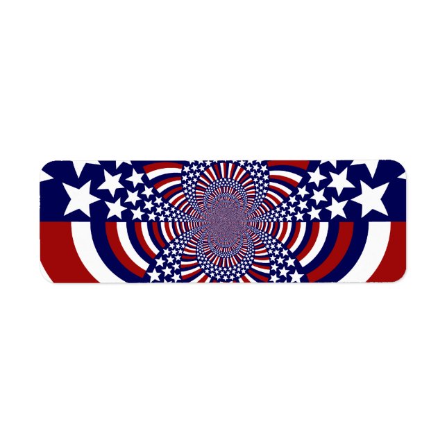 USA Stars and Stripes Patriotic Design (Front)