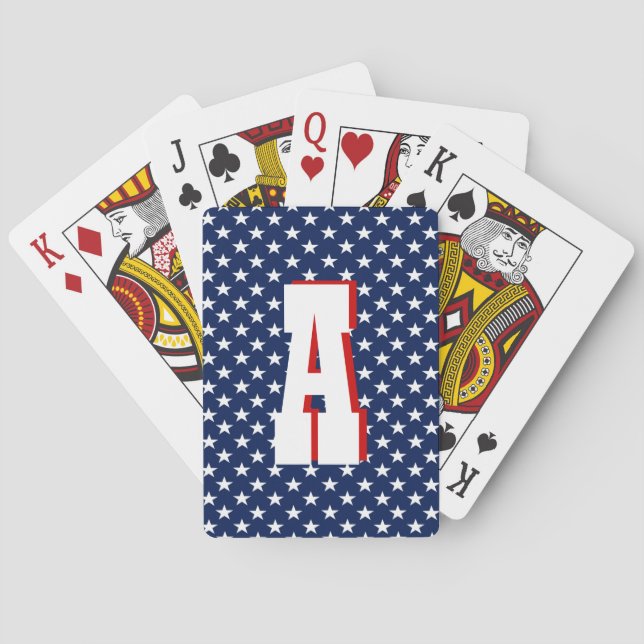 USA Stars Playing Cards (Back)