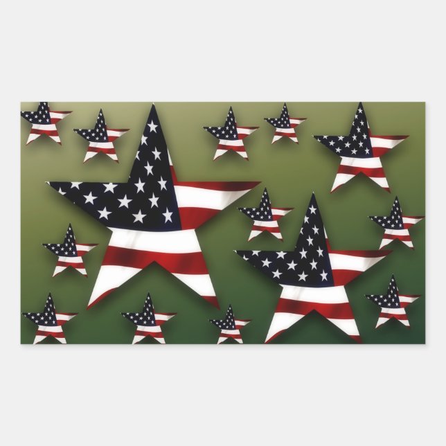 Usa stars sticker (Front)