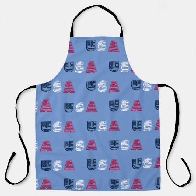 USA Stars + Stripes Apron (Front)