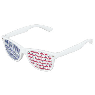 USA Stars Stripes Red White Blue Patriotic Fun Kids Sunglasses