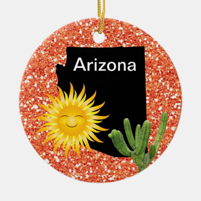 USA States Arizona - SRF Ceramic Ornament (Front)