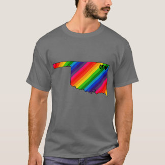 USA States Oklahoma rainbow T-Shirt