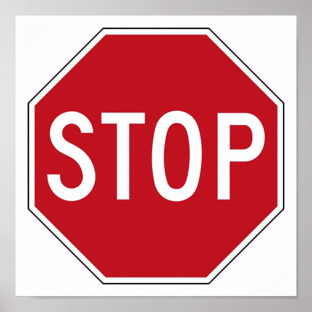 USA Stop Sign (Front)