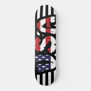 USA Street Art Skateboard