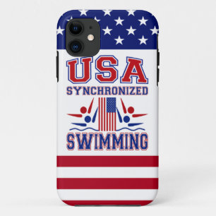 USA Synchronized Swimming iPhone 11 Case