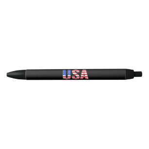 USA T Shirt Patriotic American Flag Men Women Kids Black Ink Pen