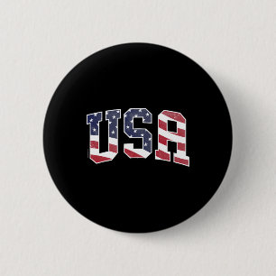 Usa T Shirt Women Men Kids Graphic Patriotic Ameri 2 Inch Round Button