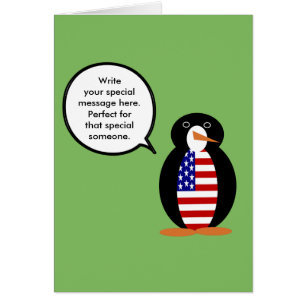 USA Talking Ms. Penguin Personalized