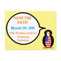 USA Talking Ms. Penguin Personalized