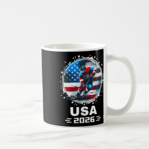 Usa Team 2026 United States American Flag Hockey U Coffee Mug