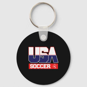 Usa Team Soccer - Men And Women American Sports Keychain