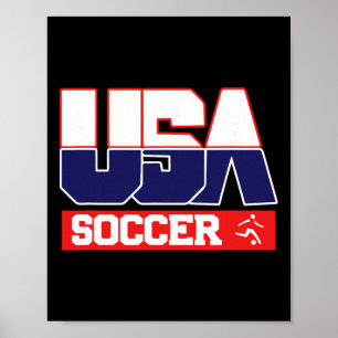 Usa Team Soccer - Men And Women American Sports Poster